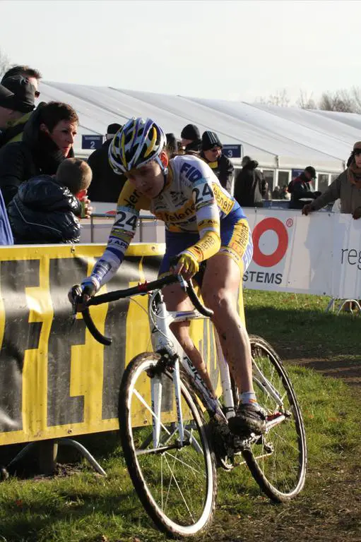 Nikki Harris (Telenet - Fidea) finished behind compatriot Wyman in 7th. ©Thomas van Bracht  