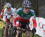 Italian Champion Federico Zurlo races through Hoogerheide. © Bart Hazen