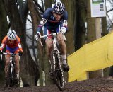 Kevin Bouvard on the attack followed by Danny van Poppel. © Bart Hazen