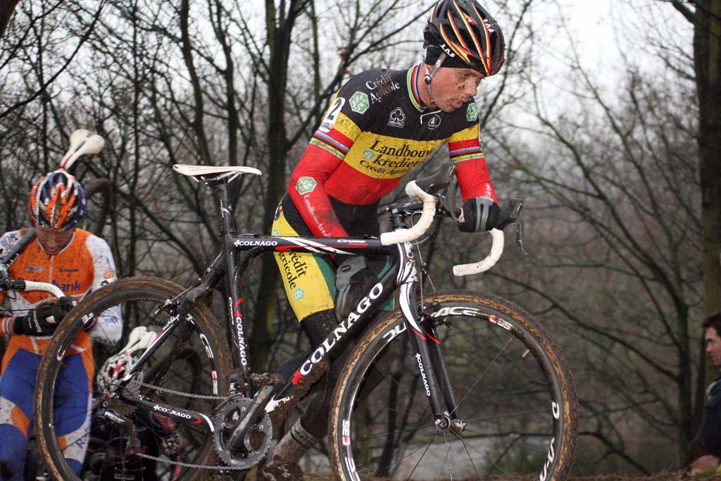 Sven Nys finished fifth in Hoogerheide. ? Bart Hazen