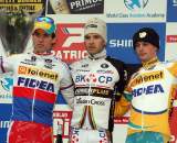 The men's podium in Hoogerheide. ? Bart Hazen