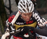 Jim Aernouts crests the runup in Hoogerheide. ? Bart Hazen