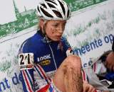 Pauline Ferrand Prevot looks stunned after the race.? Bart Hazen