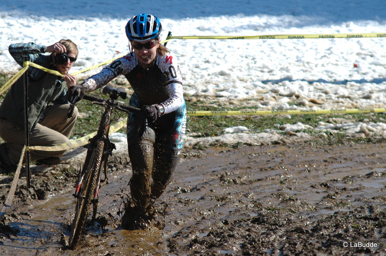 Ankle deep mud at the base at HPCX 2011 © Chris LaBudde   