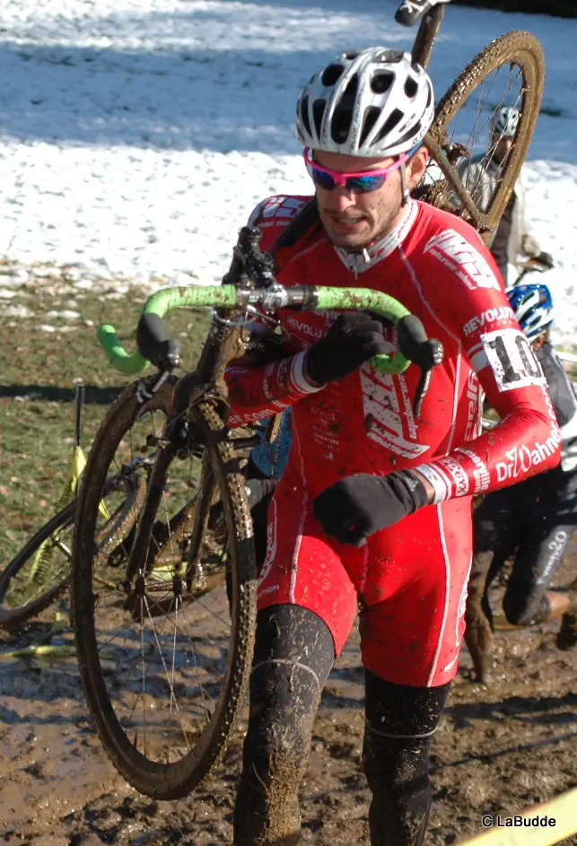 Winterberg taking the run-up in style at HPCX 2011 © Chris LaBudde   