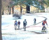 Cat 4 men traversing Ice and mud at HPCX 2011 © Chris LaBudde   