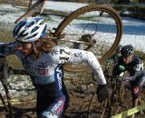 Elite men’s riders attacking uphill at HPCX 2011 © Chris LaBudde   