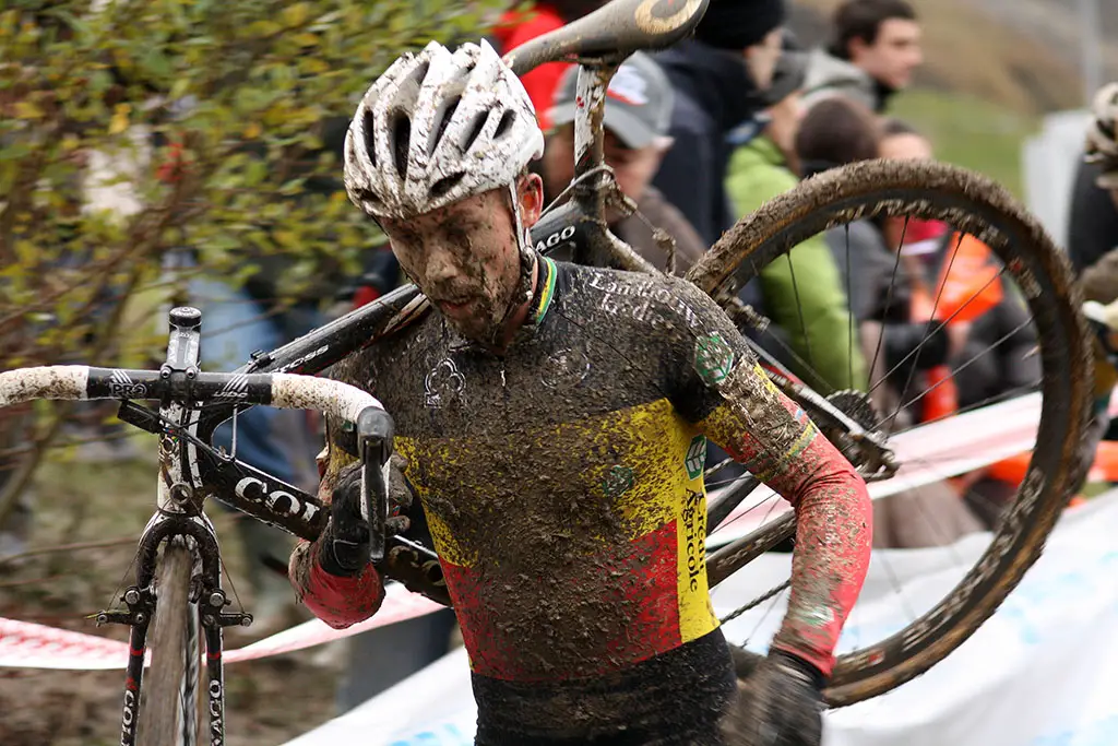 Belgian Champion Sven Nys on his way to a third place finish © Cyclocross Magazine