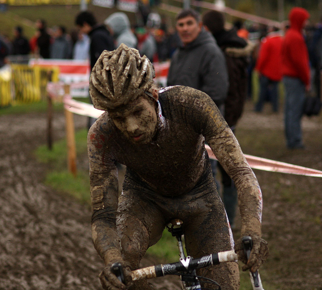 Niels Albert was just a little bit muddy by the end of the race © Cyclocross Magazine