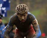 Francis Mourey pulls out of the pit © Cyclocross Magazine