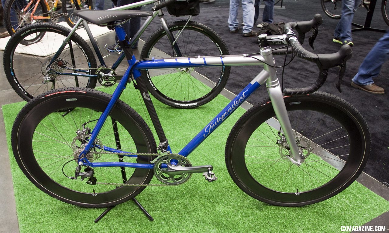 IF\'s Titanium Factory Lightweight Cyclocross Bike at NAHBS 2012.. ©Cyclocross Magazine