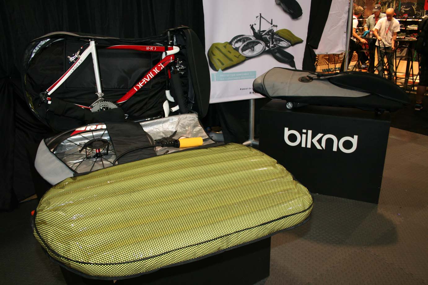 Biknd has a new air-padded bike case that will hold one bike and two pairs of wheels so you can bring those mud wheels along. ?Cyclocross Magazine