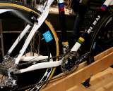 Stellina Sport's Alan show bike was displayed with HED's deep se