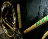 Boo's hand-made, bamboo and carbon cyclocross bike at Interbike 