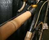 Boo's hand-made, bamboo and carbon cyclocross bike at Interbike 