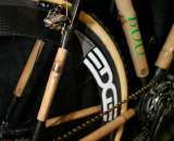 Boo's hand-made, bamboo and carbon cyclocross bike at Interbike 