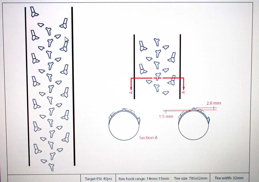 Clement will offer a nylon clincher with a mud-specific tread. Knob height is 2.8 mm, between a Rhino and a Grifo.