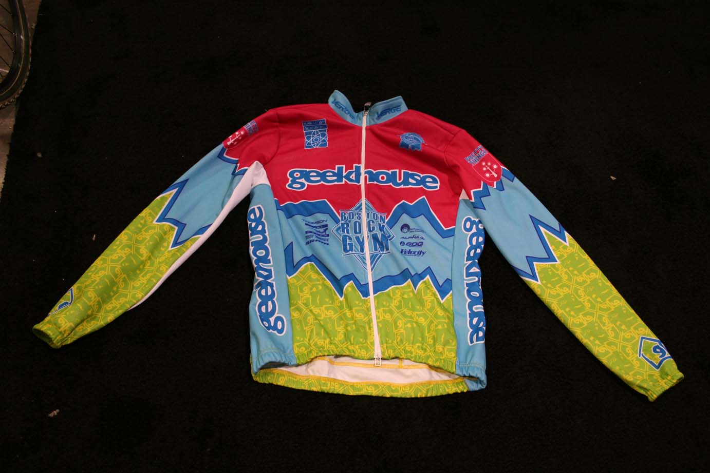 The Geekhouse team jersey: pretty hard to miss at a 'cross race. ?Cyclocross Magazine