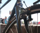 The Cielo &#039;cross bike comes with a steel fork - the same as ridden by the Pedro&#039;s team © Josh Liberles