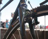 The Cielo &#039;cross bike comes with a steel fork - the same as ridden by the Pedro&#039;s team © Josh Liberles