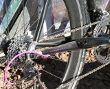 The URL on the chain stay is a bit of Kiwi humor © Josh Liberles