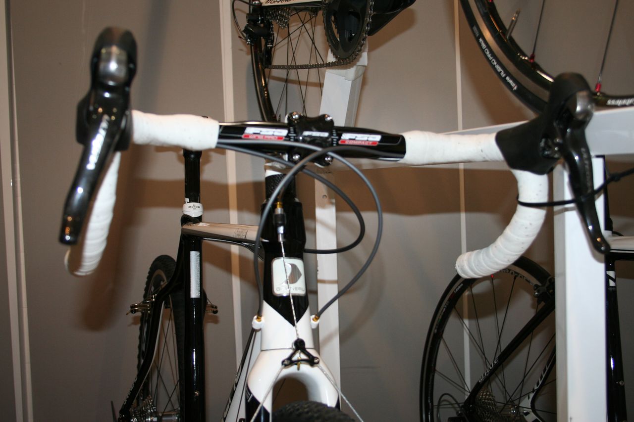 The Louis Garneau Steeple-X, not available in the US, was tucked away in a back room © Josh Liberles