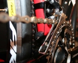 Te cable routing requires a pulley to connect the front derailleur © Josh Liberles