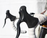 The RRL levers are $89.99 and 272 grams. They have hints of both Campagnolo and Shimano styling. Cyclocross, @ Interbike 2010. © Cyclocross Magazine