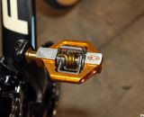 Powers chooses the Candy 11 pedals by Crank Brothers. © Cyclocross Magazine