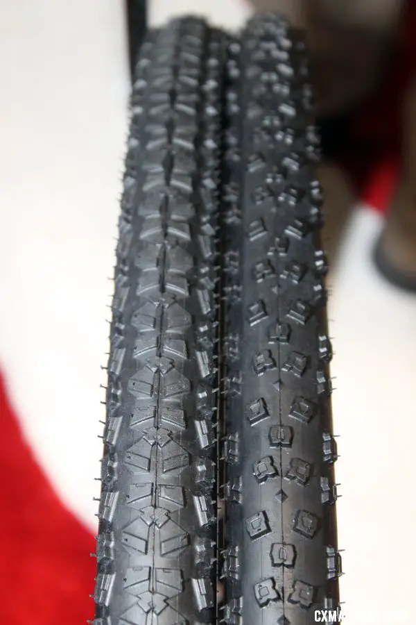 Hutchinson has added the 32mm Piranha2 and Toro tires to its line, providing a UCI-compliant (but not tubeless) model. Interbike 2011. © Cyclocross Magazine