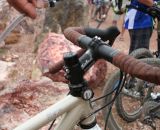 Pull to drink, and the reels and magnets snap the hydration tube back in place. ©Cyclocross Magazine