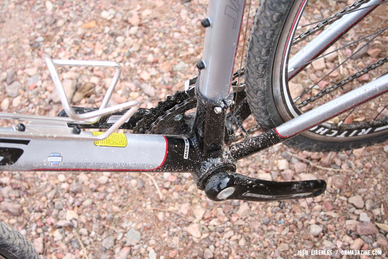 Add a bottle cage and it\'s good to go for longer rides. It has space for fenders as well. ©Cyclocross Magazine
