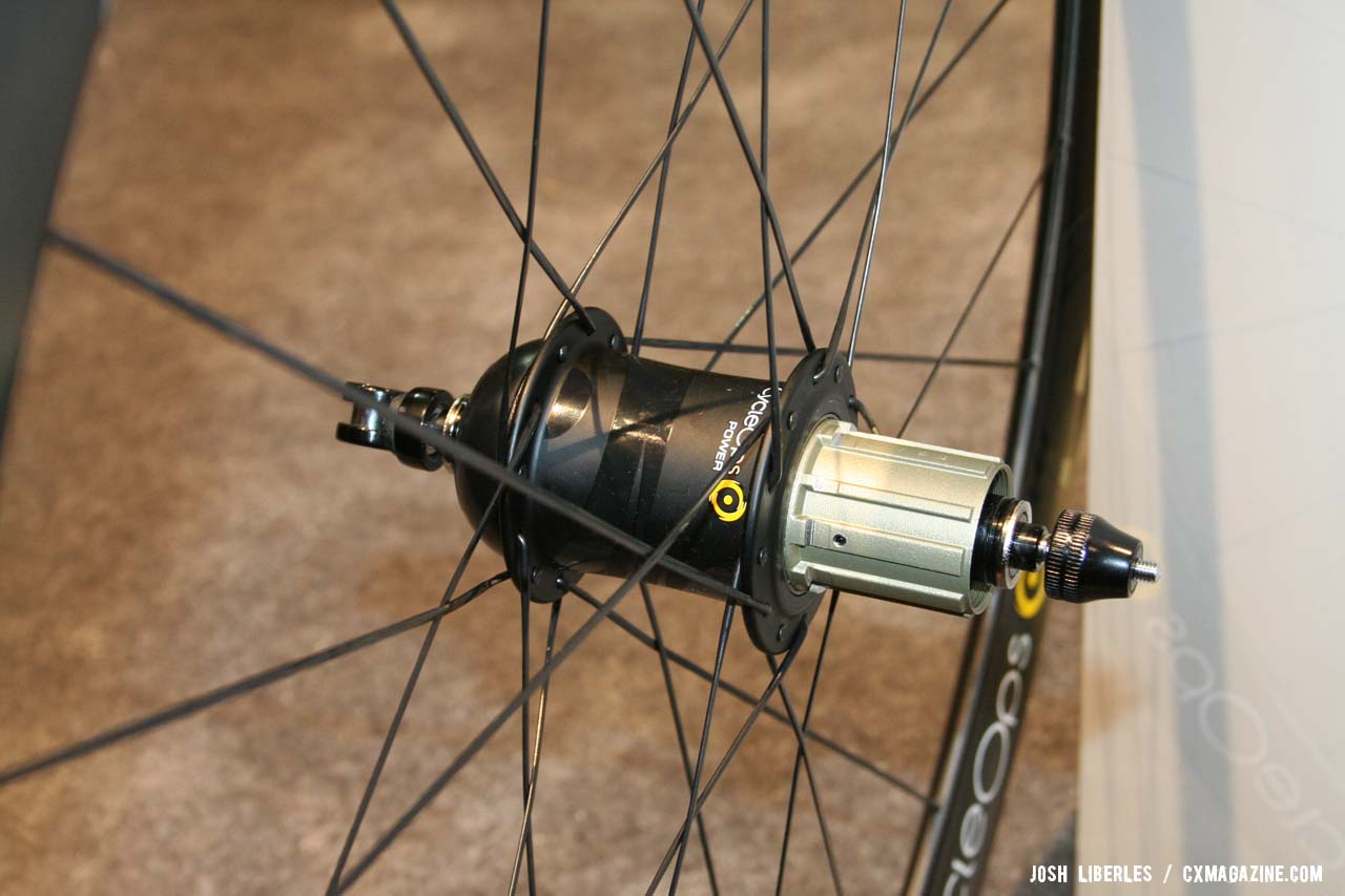 Add a Shimano or Campy freehub body and you\'re ready to rock the watts. ©Cyclocross Magazine