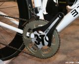 The 3T Meta crank has built in ANT+ cadence. ©Cyclocross Magazine