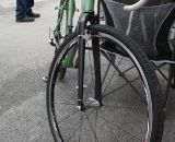 Christina's setup is utilitarian, but still light weight at 16.5 pounds. ©Cyclocross Magazine Christina's setup is utilitarian, but still light weight at 16.5 pounds. ©Cyclocross Magazine