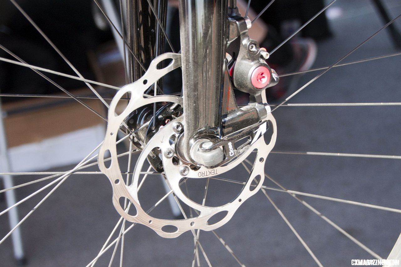 Disc brakes come standard, BB7s or Parabox, depending on the model.  © Cyclocross Magazine