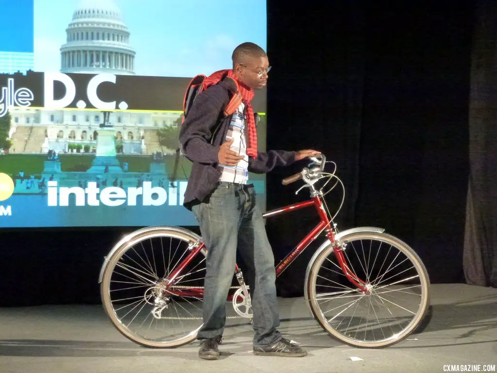 The student in Washington DC. © Cyclocross Magazine