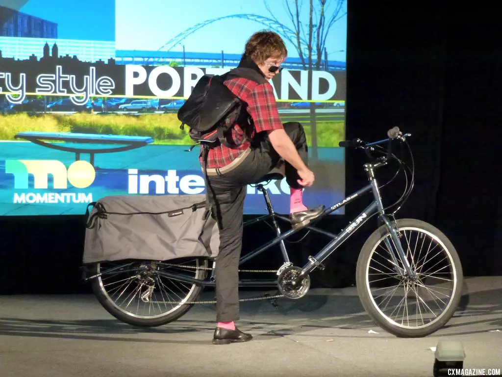 The super hipster in Portland. © Cyclocross Magazine