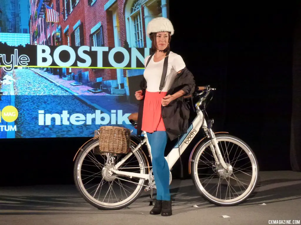 Awesome fur covered helmet for Boston. © Cyclocross Magazine