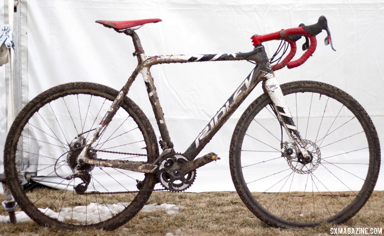 Jake Wells\' Ridley X-Fire Disc cyclocross bike. © Cyclocross Magazine