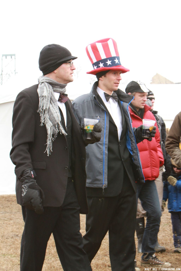 Dressed to impress at the Elite World Championships of Cyclocross. © Janet Hill