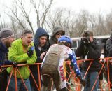 A muddy American at the Elite World Championships of Cyclocross. © Janet Hill