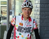 Powers poses with his Focus road bike after the Rapha Gentlemen's ride. © Cyclocross Maga