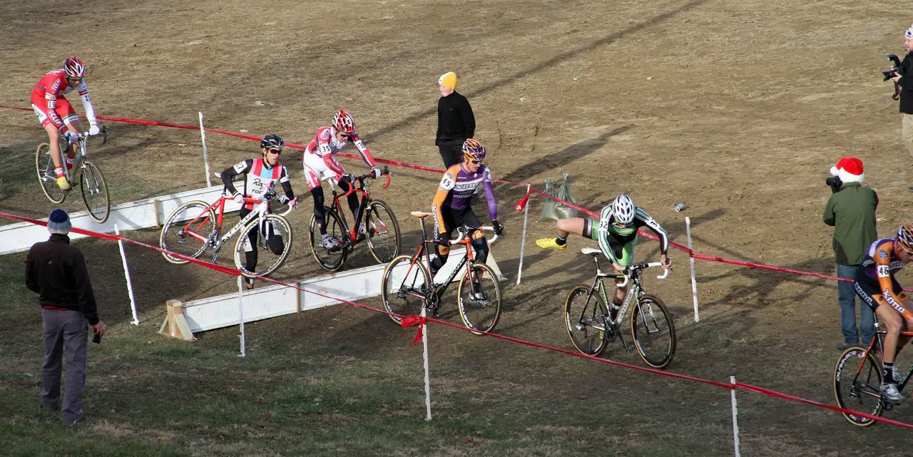 Some hop, some run. Jingle Cross 2010 Day 3. © Amy Dykema