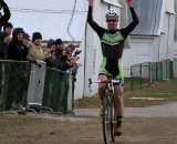 Jamey Driscoll takes the big win. Jingle Cross 2010 Day 3. © Amy Dykema