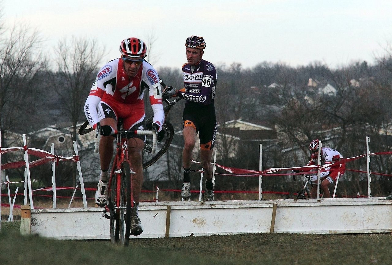 Todd Wells hopped his way to second. Jingle Cross 2010 Day 3. © Michael McColgan