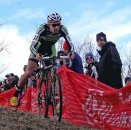 Driscoll mastered the difficult turns. Jingle Cross 2010 Day 3. © Michael McColgan