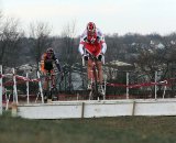 Todd Wells hopped his way to second. Jingle Cross 2010 Day 3. © Michael McColgan