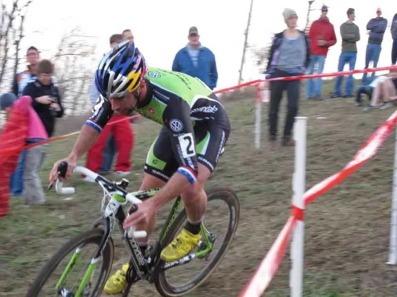 Johnson took a second win on Day 3 of Jingle Cross at Jingle Cross Day 3. © Elisabeth Reinkoldt