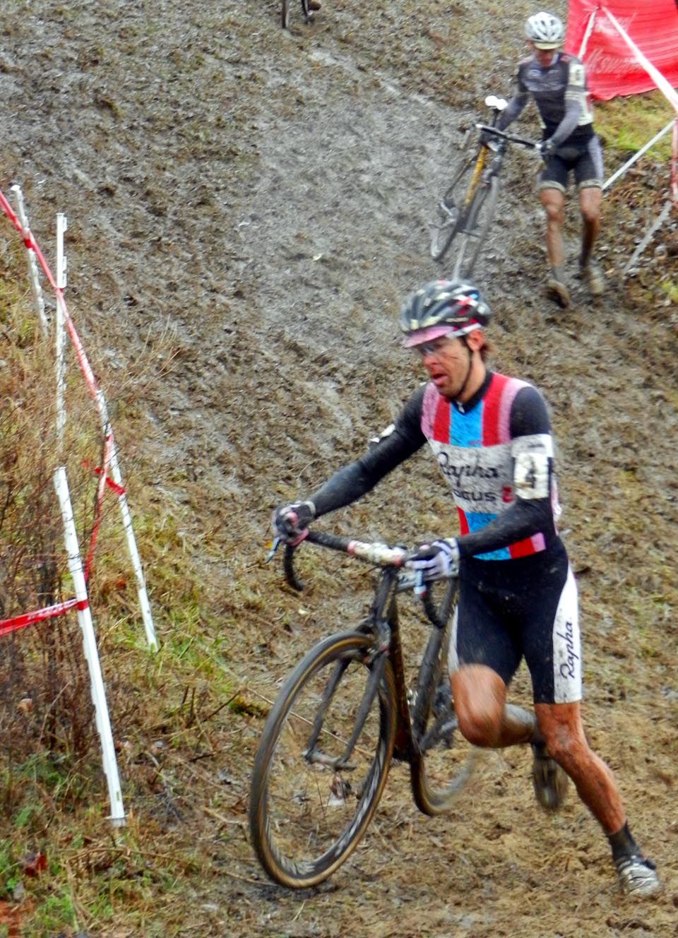 Jones runs through some mud. ©Nolan Wehr